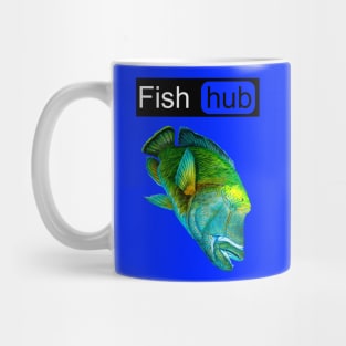 Fish hub napoleon wrasse Mug